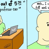 my professor and i