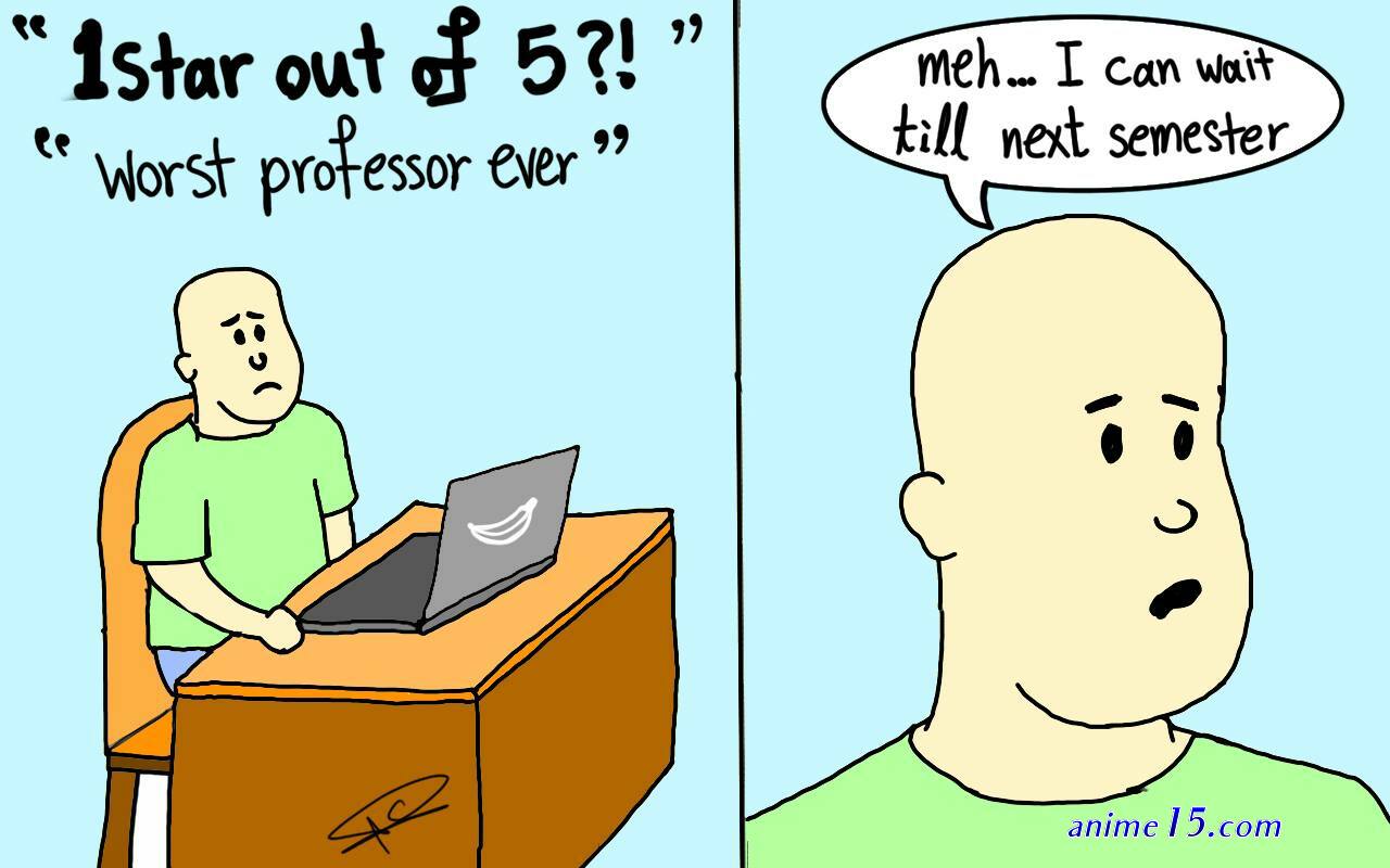 my professor and i