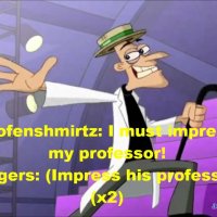 my professor and i