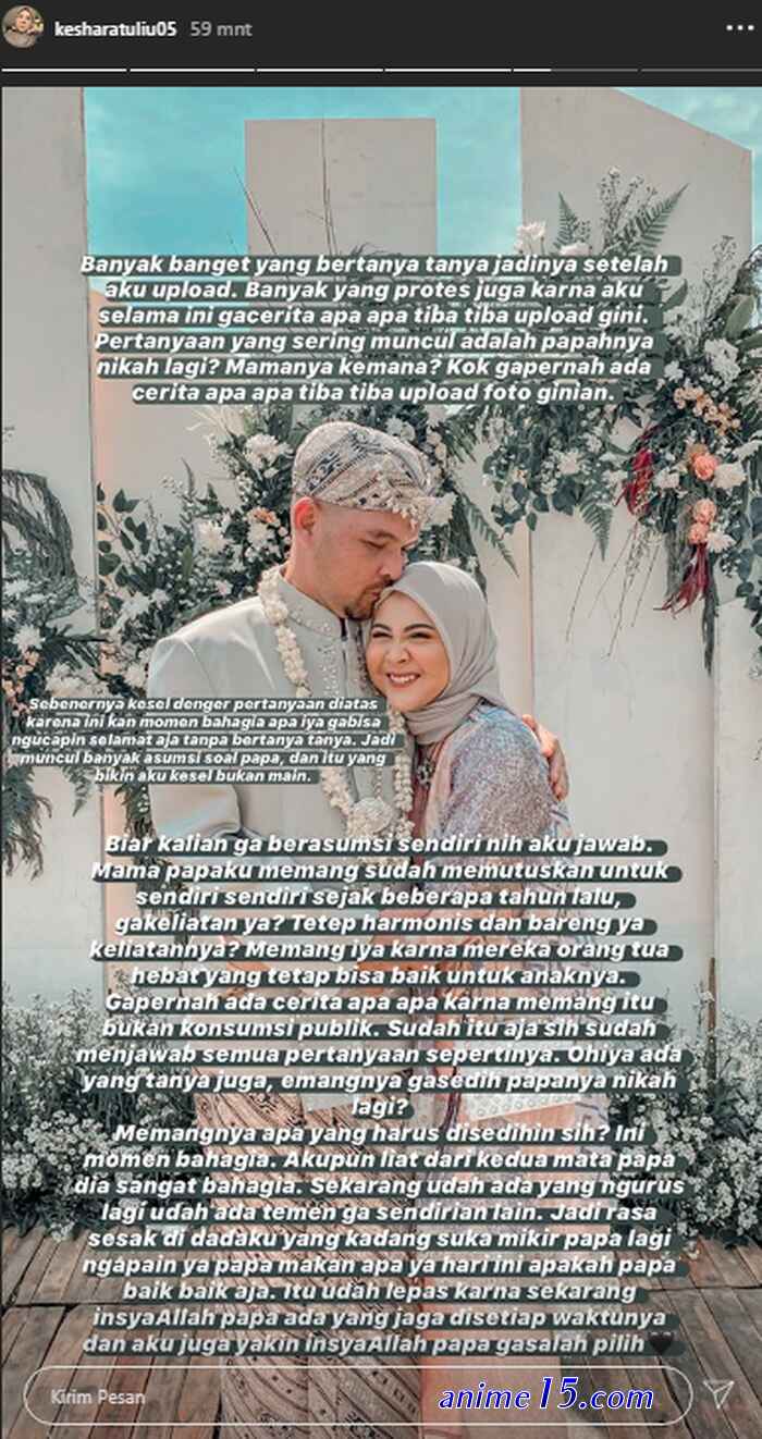 ayah aku tidak mau menikah bahasa indonesia