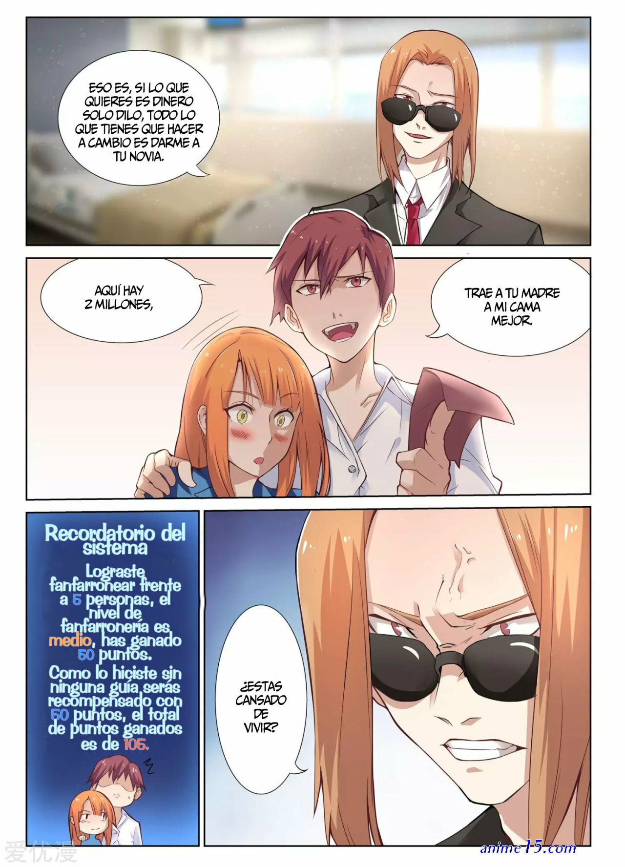 universal x system manga español