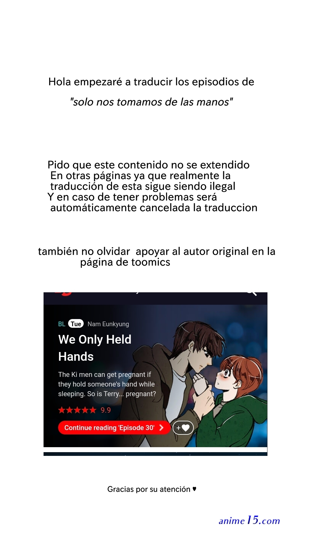 solo nos agarramos de las manos tercera temporada