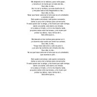 quiero ser tu solo por un dia