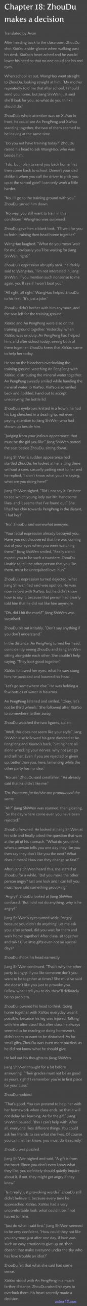 red area chapter 18