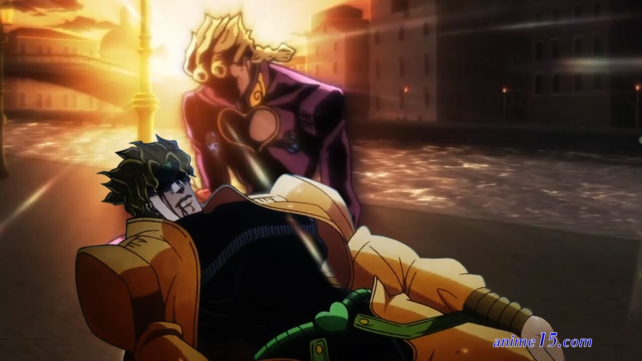 jojo bizarre adventure golden wind anime fenix ver
