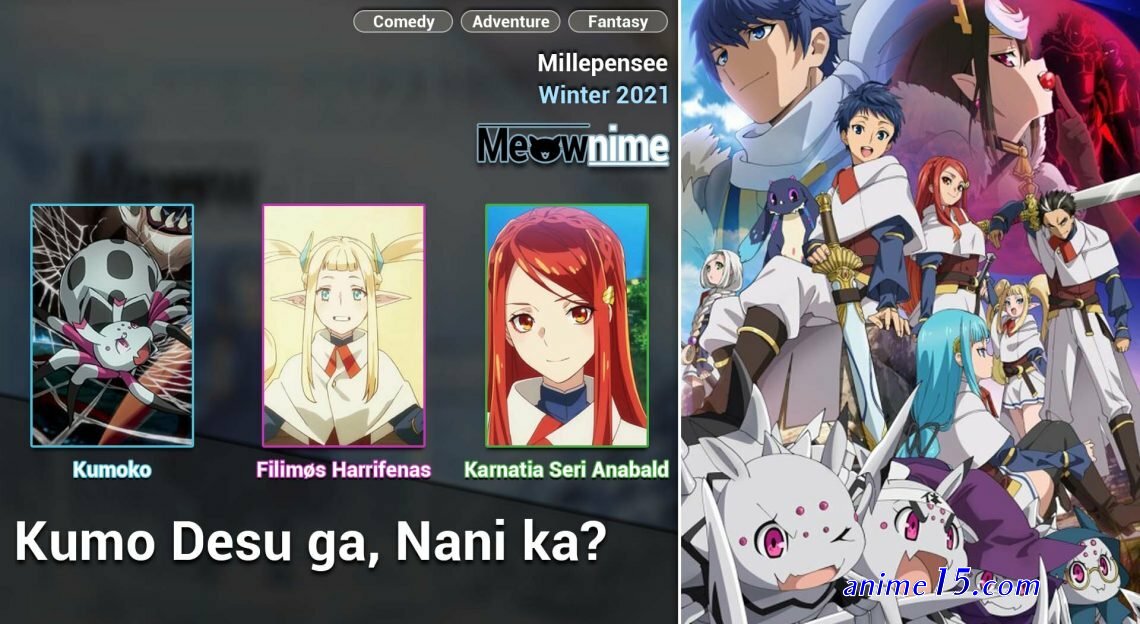 kumo desu ga nani ka sub indo