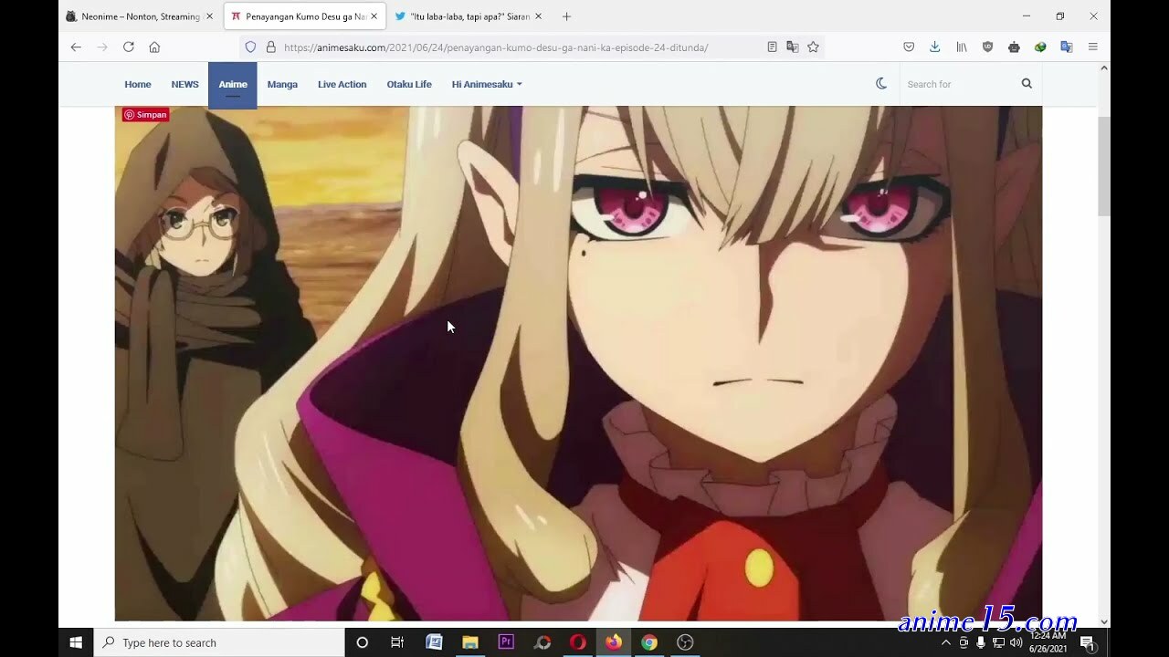 kumo desu ga nani ka sub indo