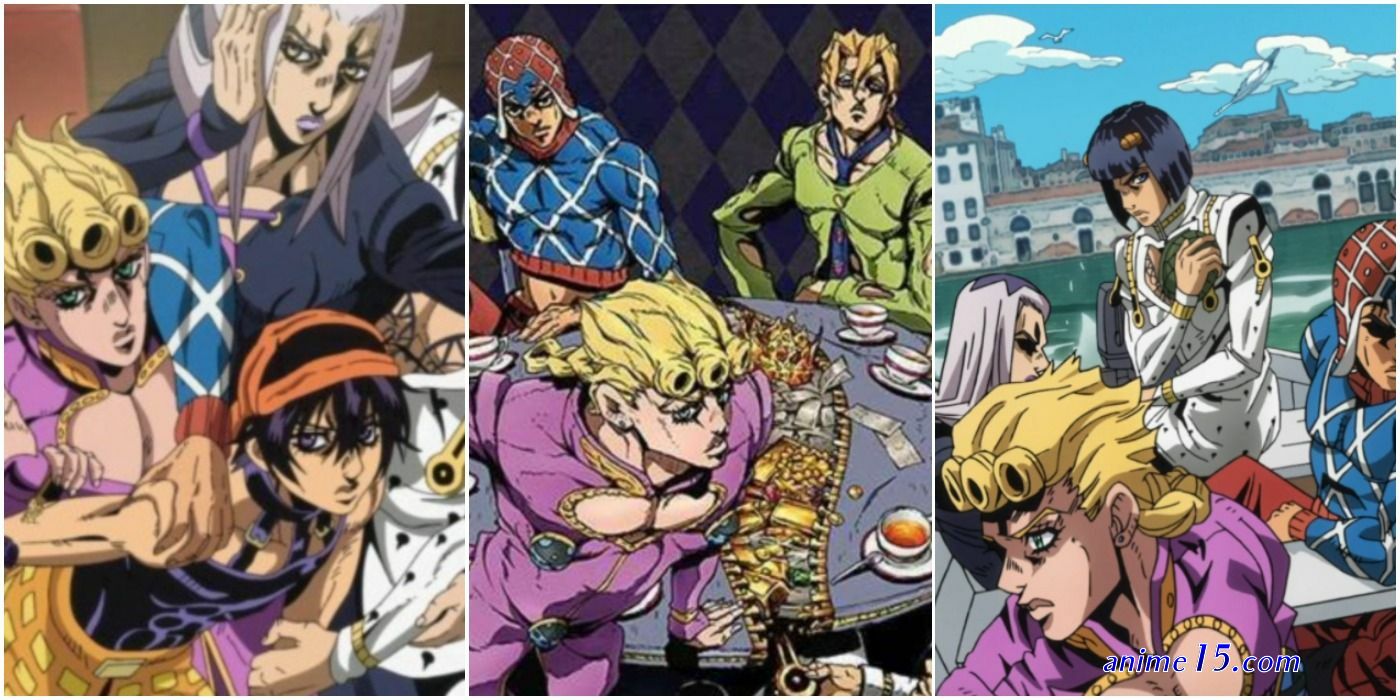 jojo bizarre adventure golden wind anime fenix ver