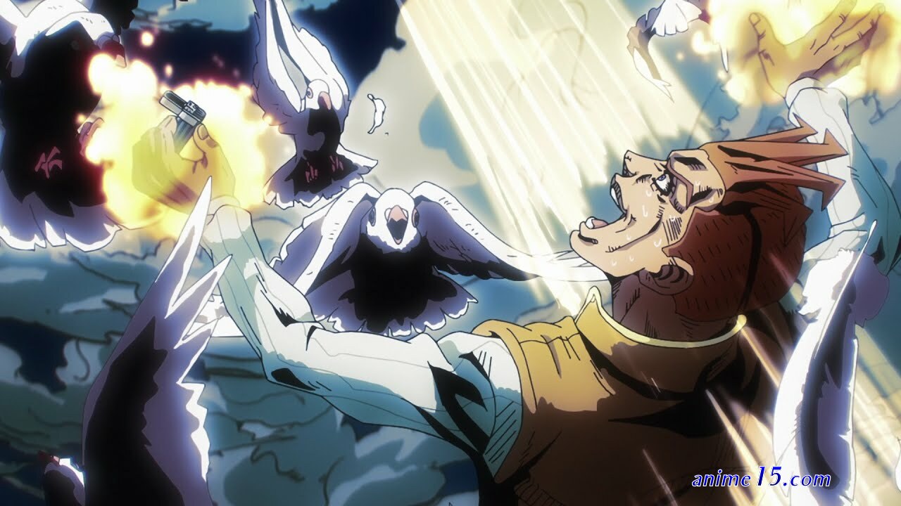 jojo bizarre adventure golden wind anime fenix ver