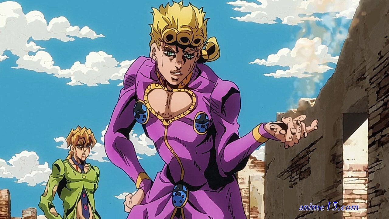 jojo bizarre adventure golden wind anime fenix ver