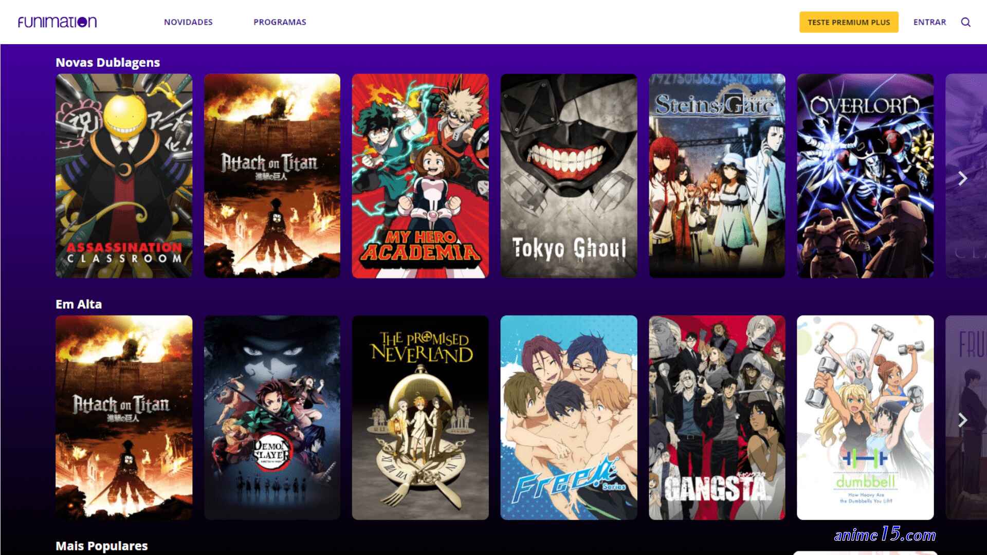 assistir anime