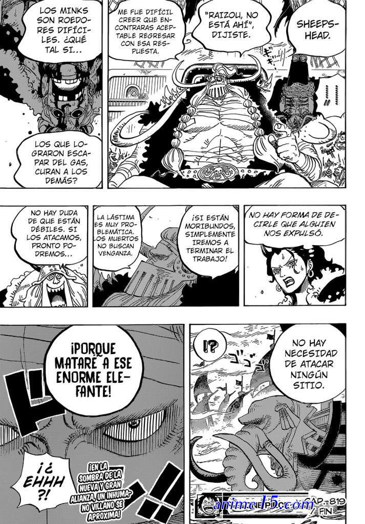 one piece capitulo 819