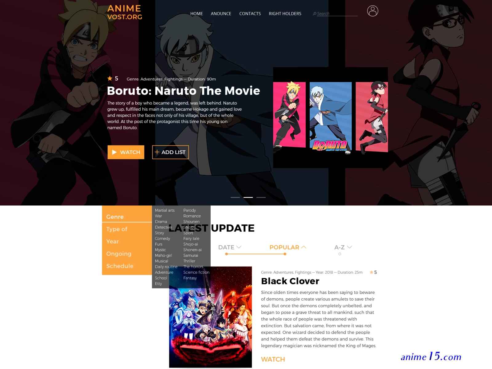 anime vost