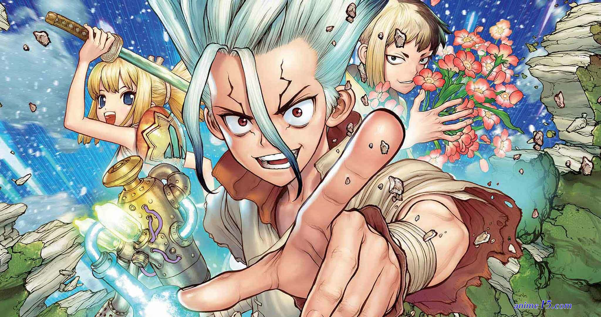 anime dr stone episode 1 eng dub