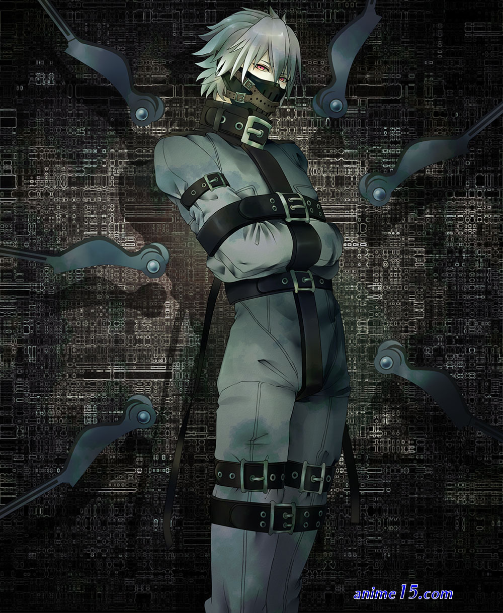 anime straitjacket gagged