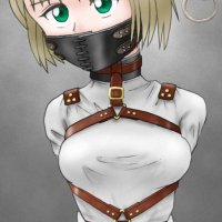 anime straitjacket gagged