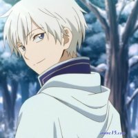 anime man white hair