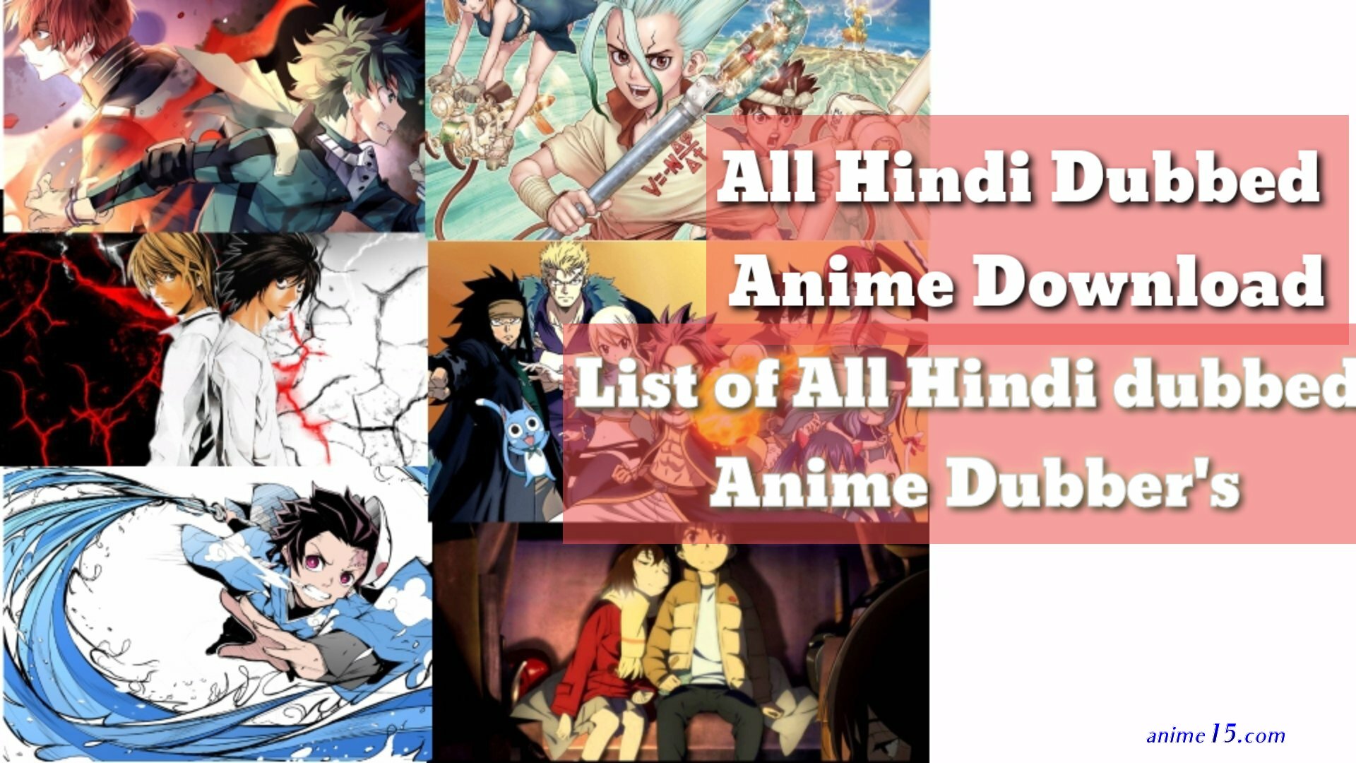 best anime hindi dubbed download