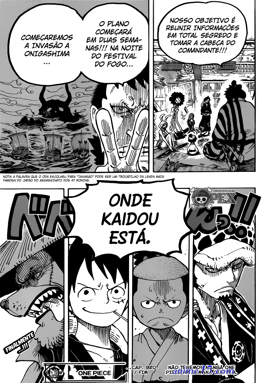 one piece capitulo 920