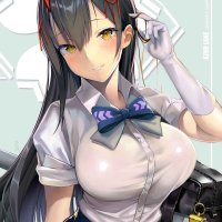 touching anime girl boobs