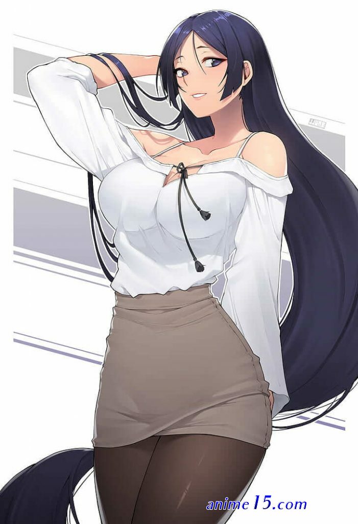femdom anime thic caption