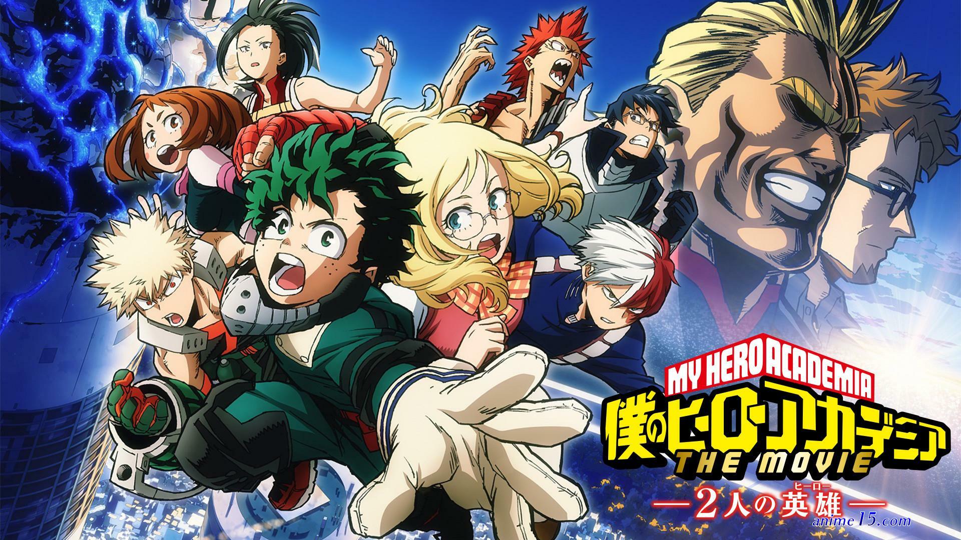 my hero academy filme dois herois assistir xpanimes