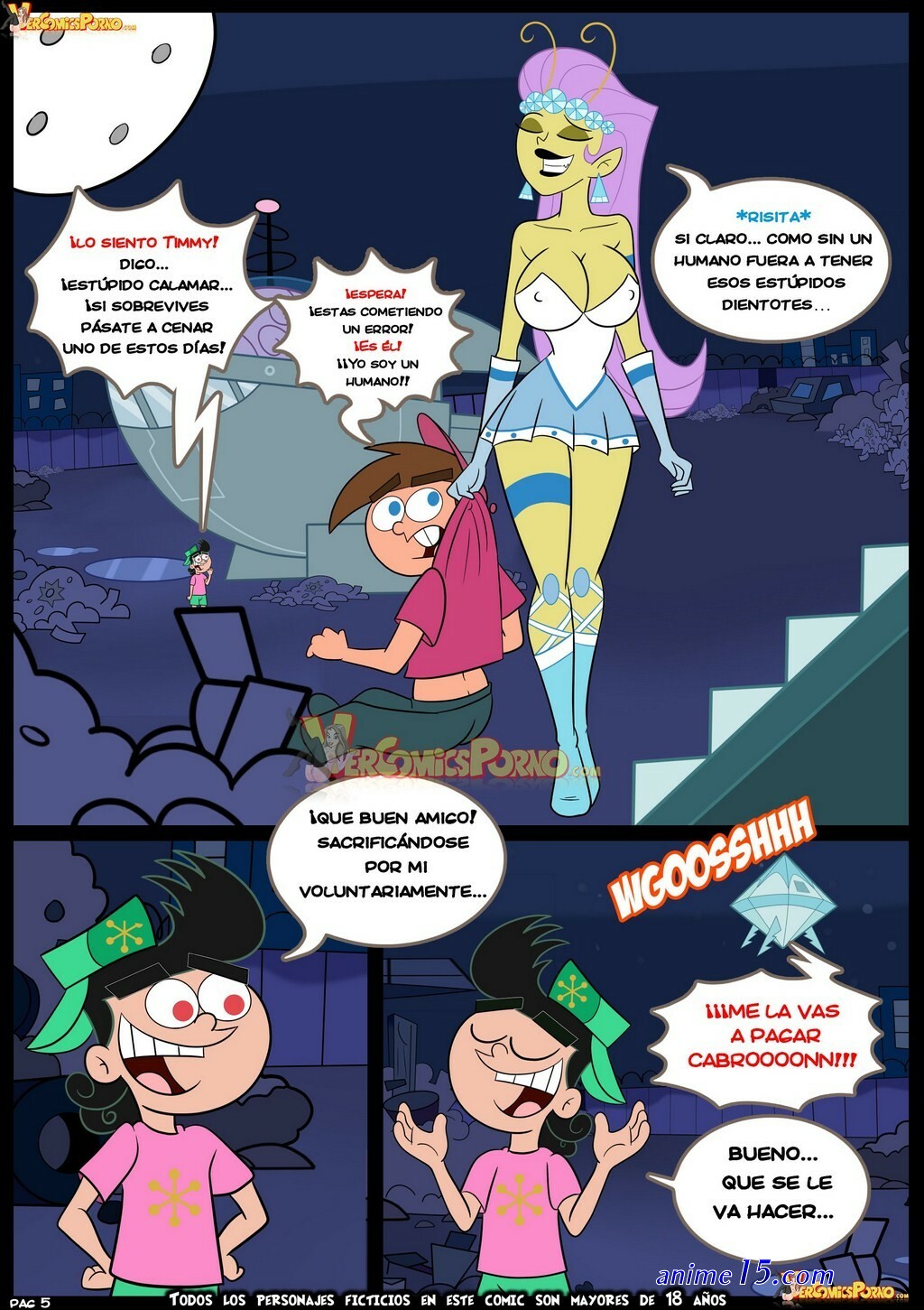 comics de los padrinos magicos shemale