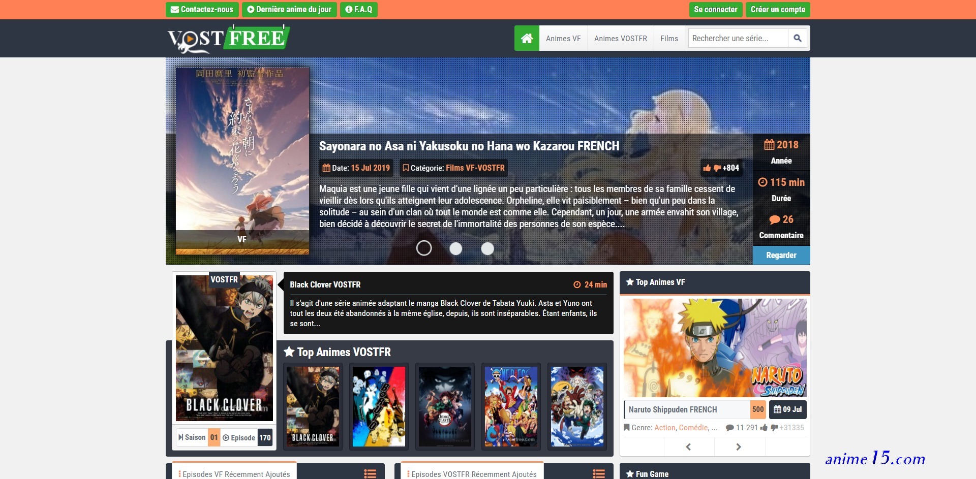 vostfree animes vf et vostfr
