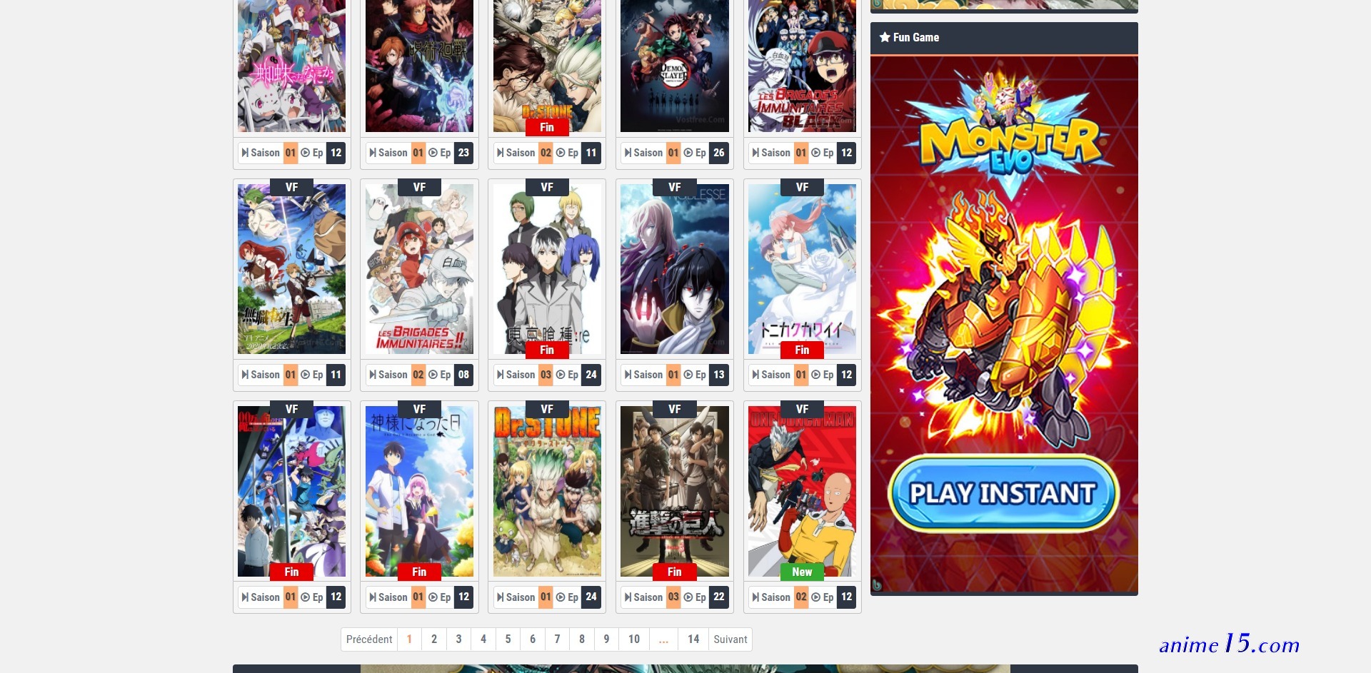 anime vf gratuit