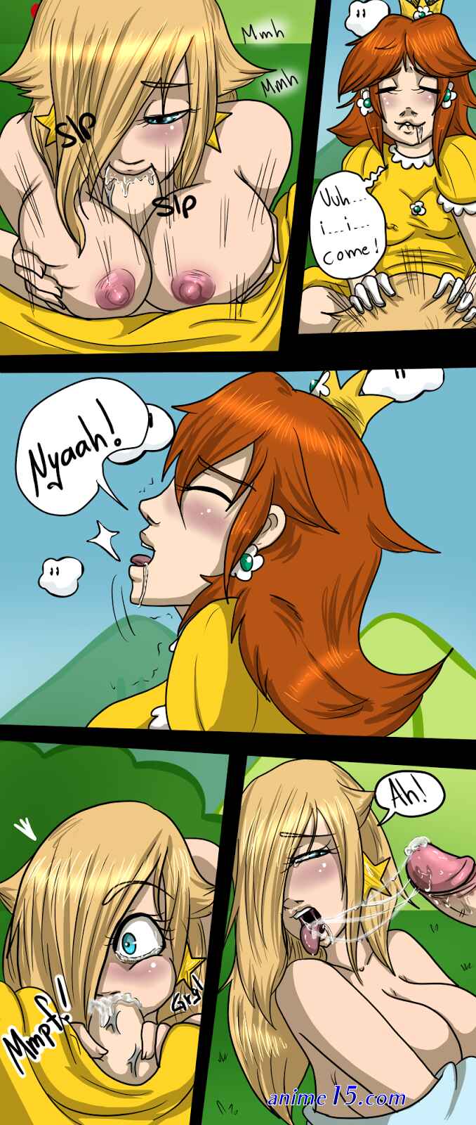 yuri hard comics peach x daisy
