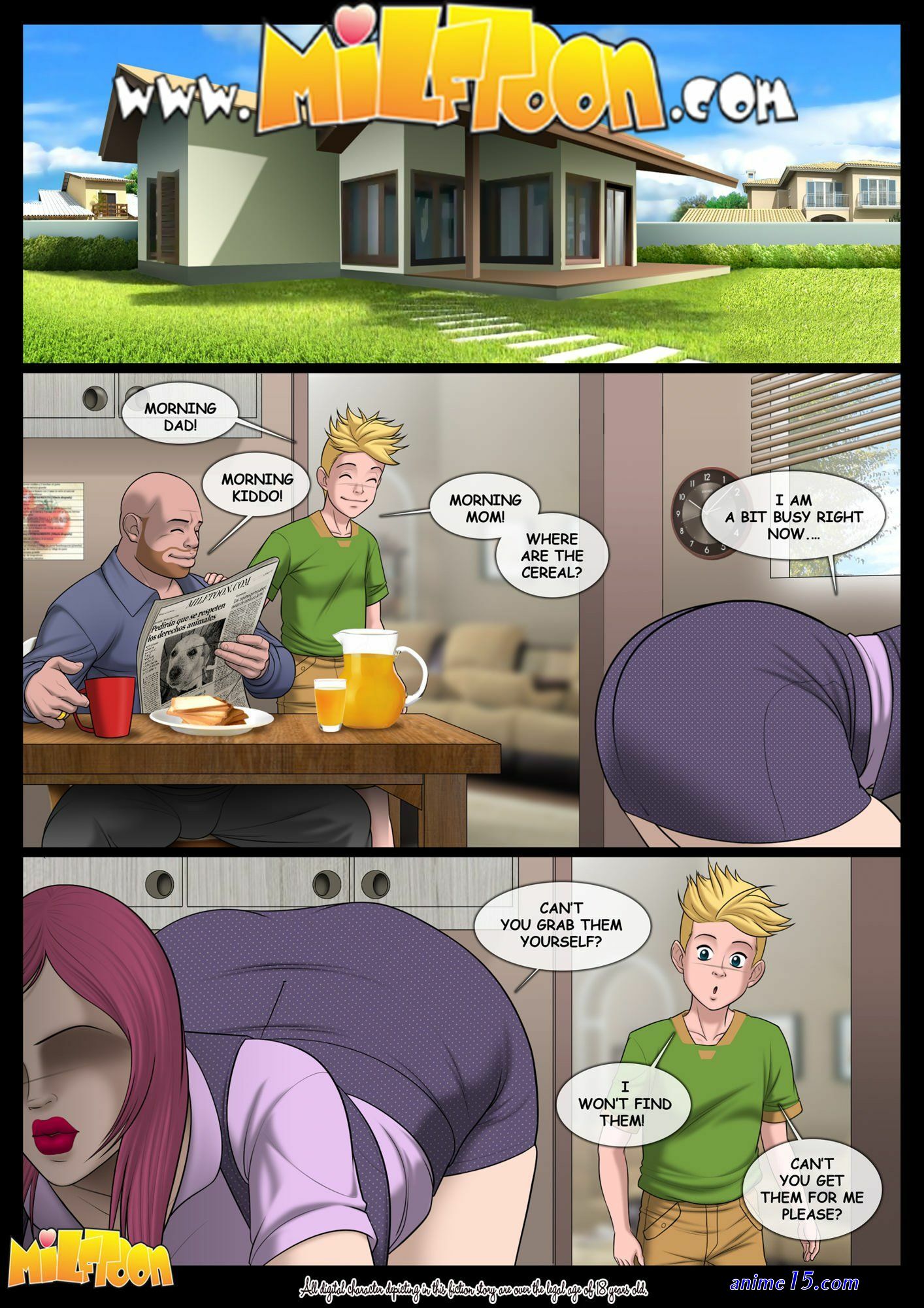 daddy makes her squirt porn comics