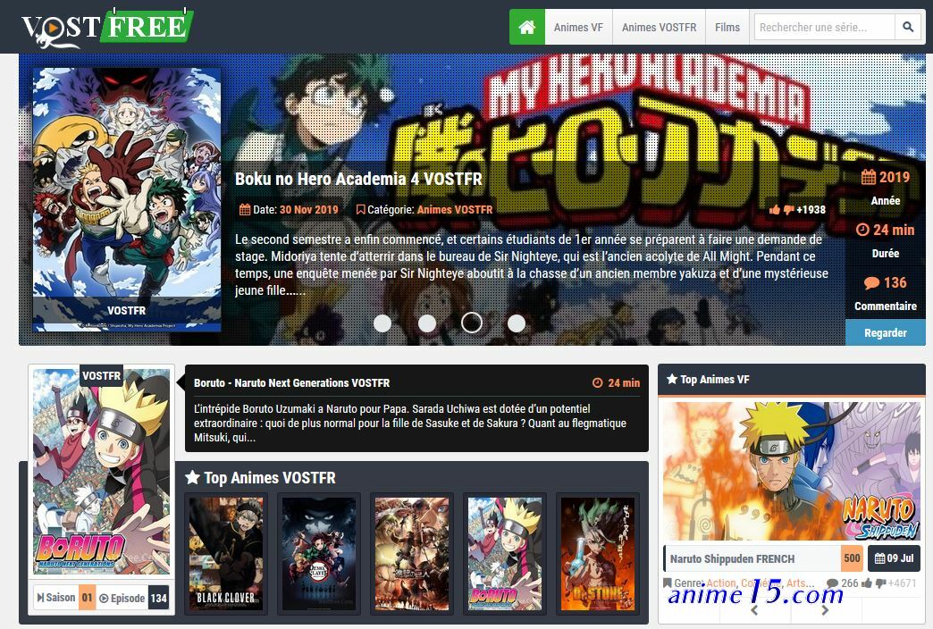 vostfree animes vf et vostfr