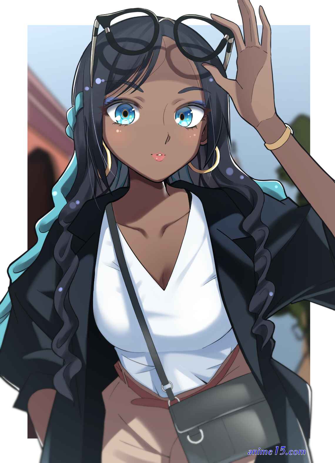 casual nessa in anime fanart