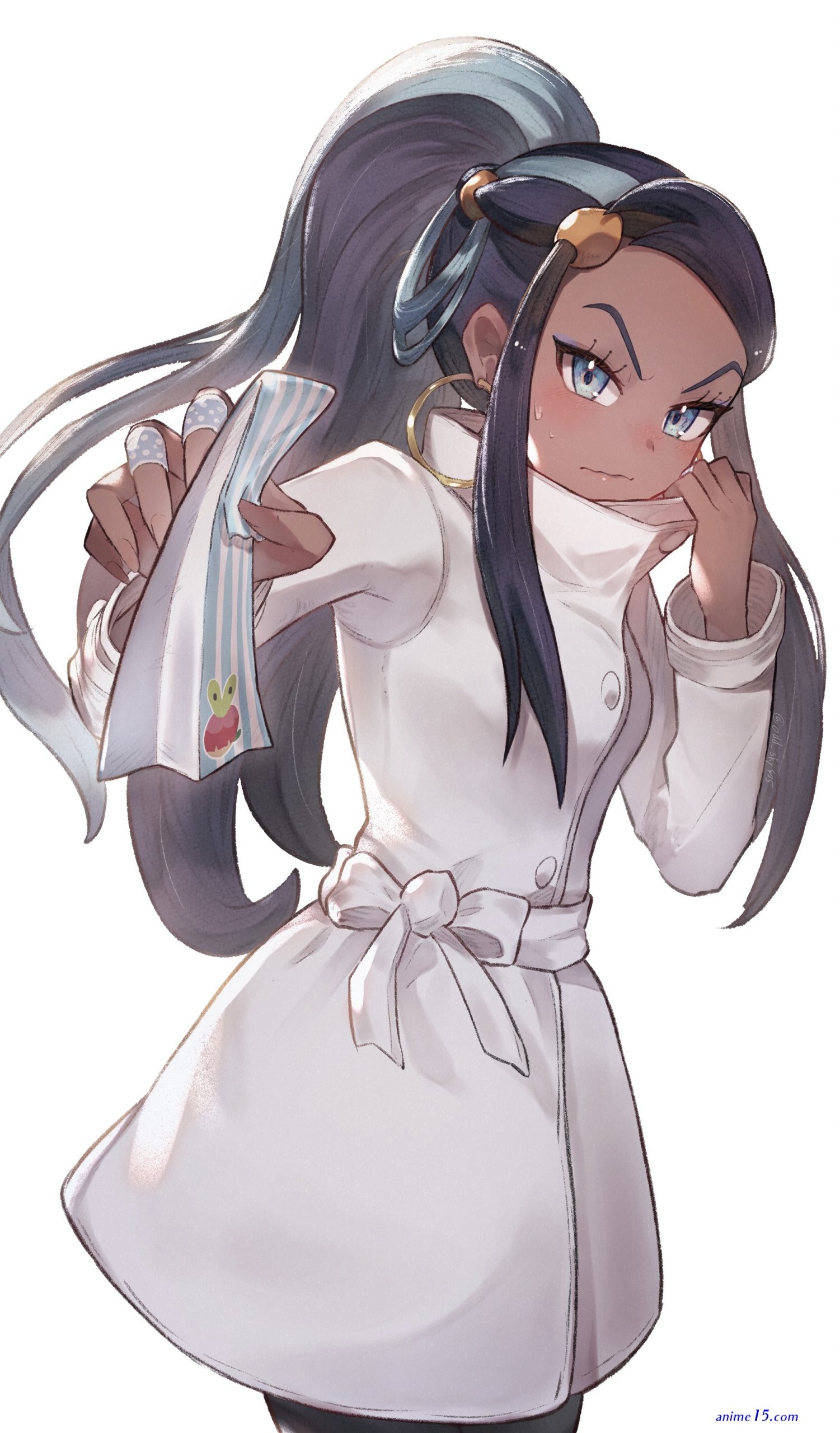 casual nessa in anime fanart