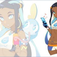 casual nessa in anime fanart