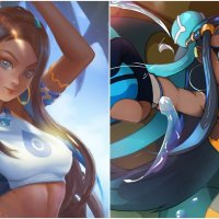 casual nessa in anime fanart