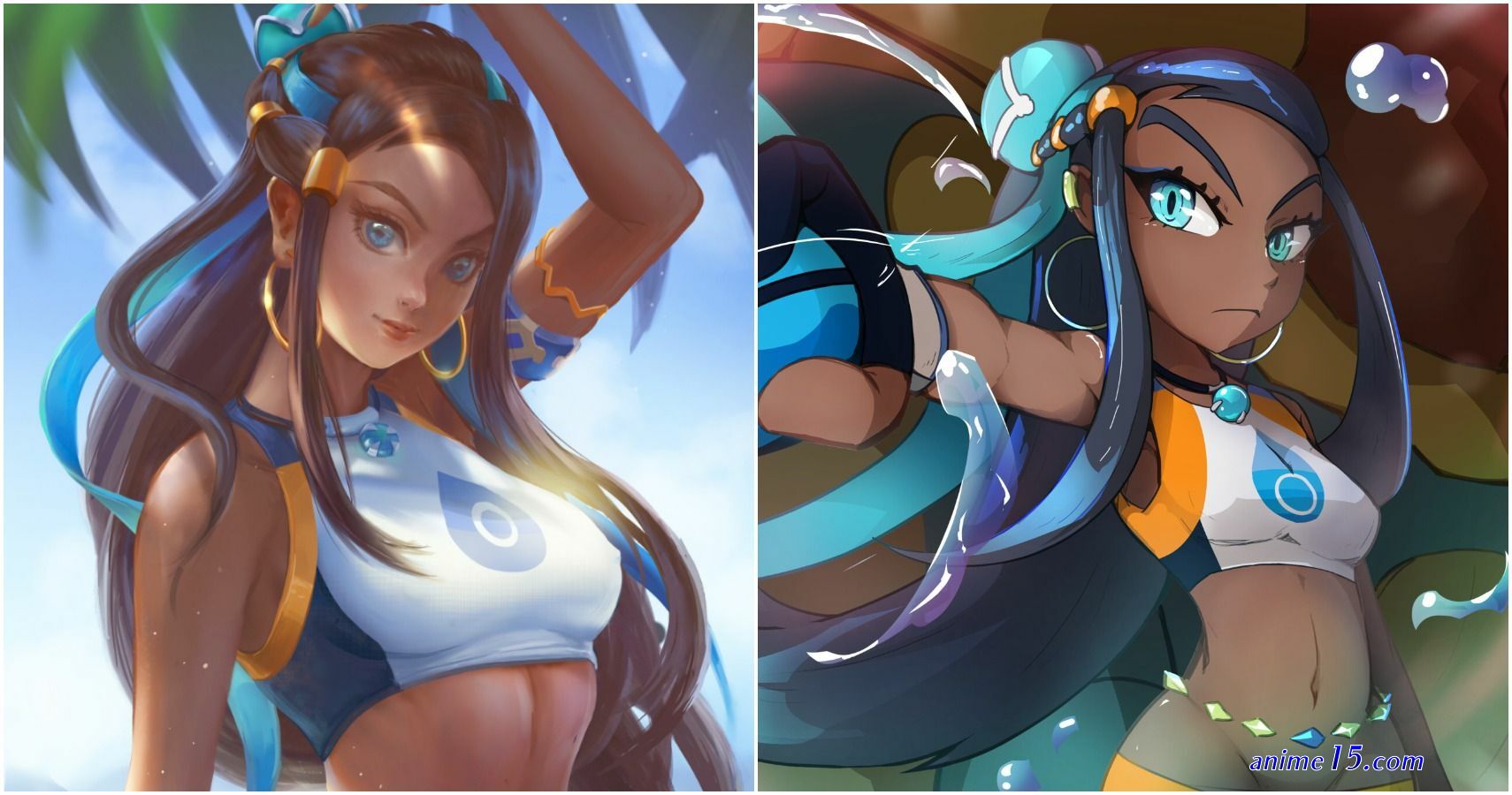 casual nessa in anime fanart