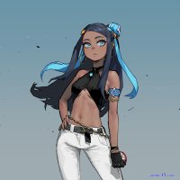 casual nessa in anime fanart