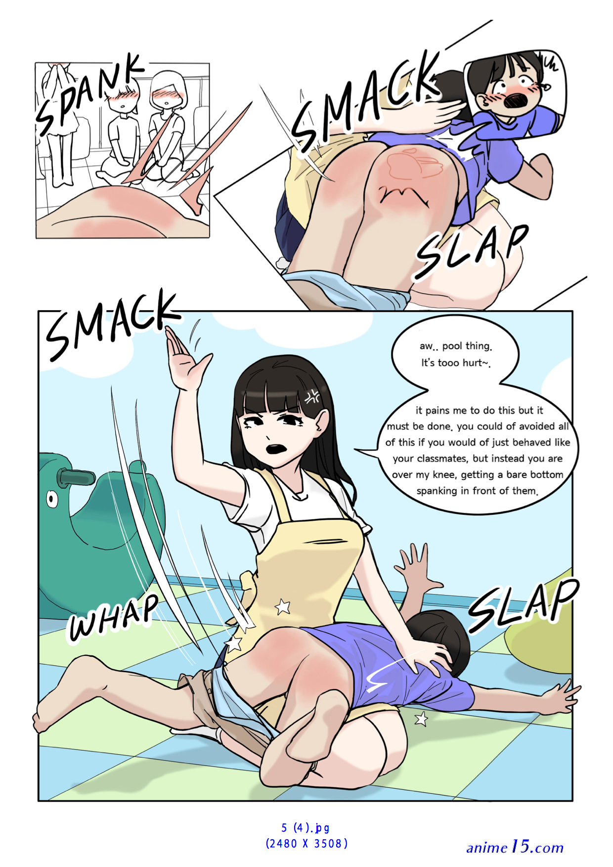 spanking comics