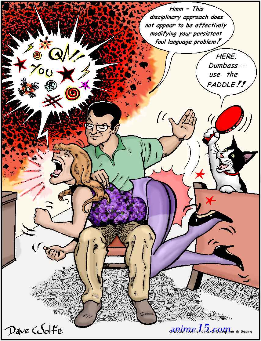 spanking comics