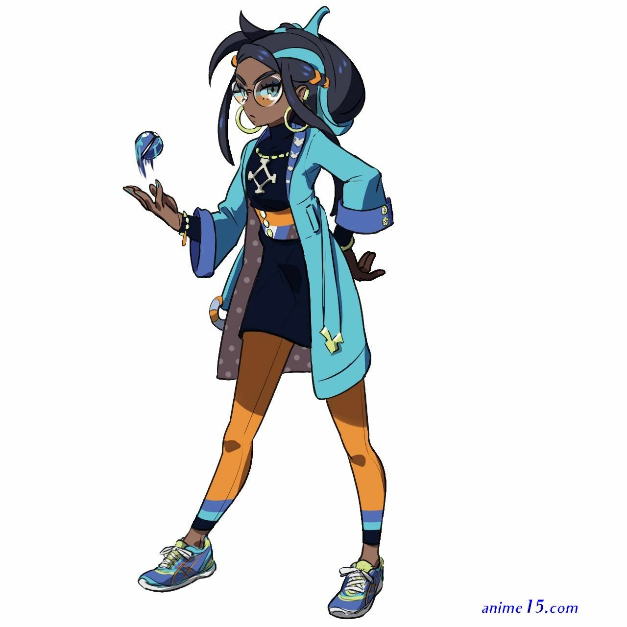 casual nessa in anime fanart