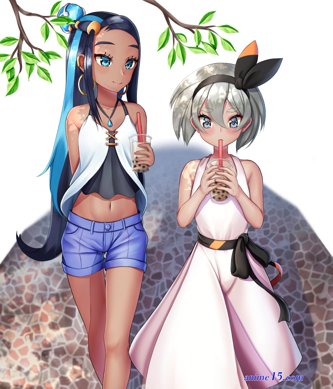 casual nessa in anime fanart