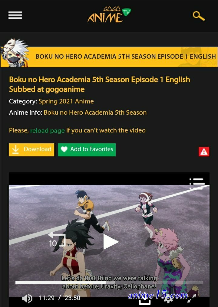 gogoanine my hero academy