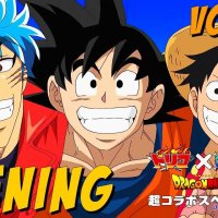 luffy x goku x toriko