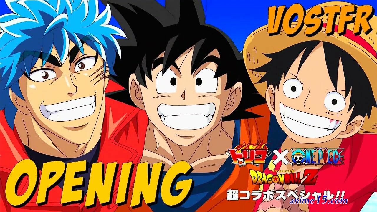 luffy x goku x toriko