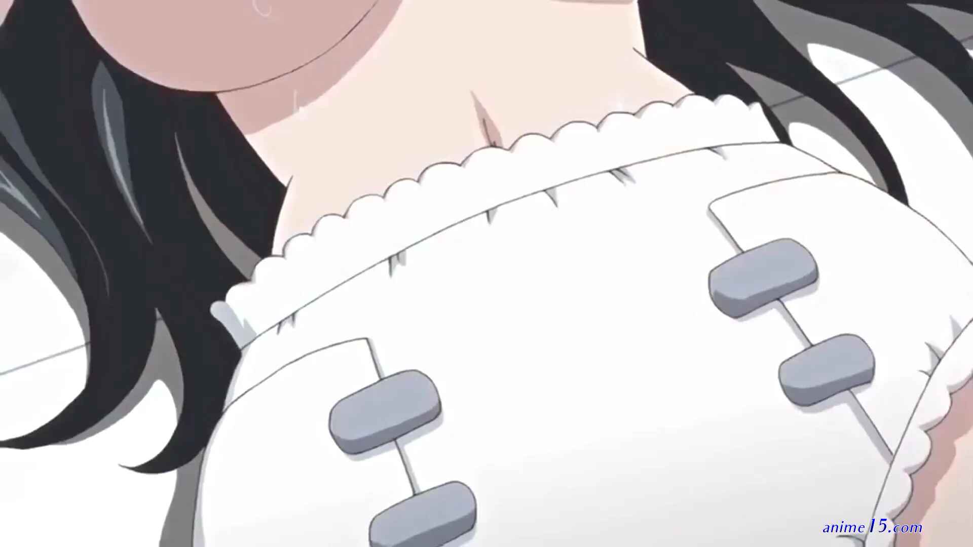 sexy anime girl with big breast in a diaper have with another sexy girl