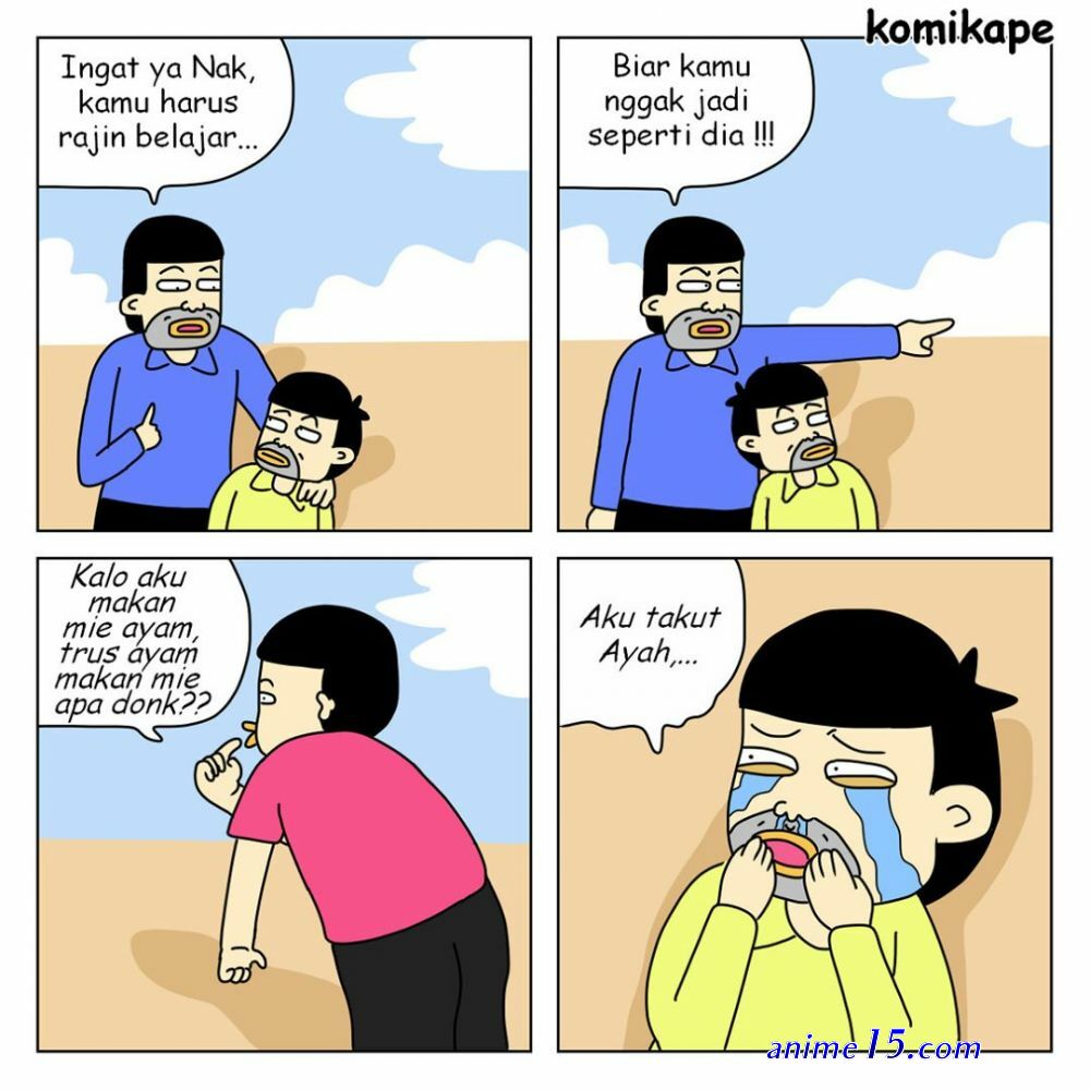 baca komik ayah aku tidak mau menikah