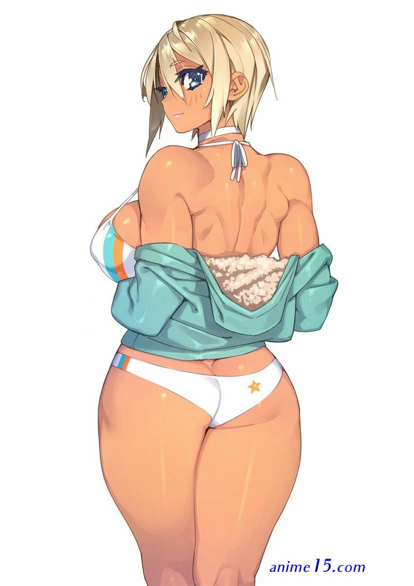 sexy anime girl with big breast in a diaper have with another sexy girl