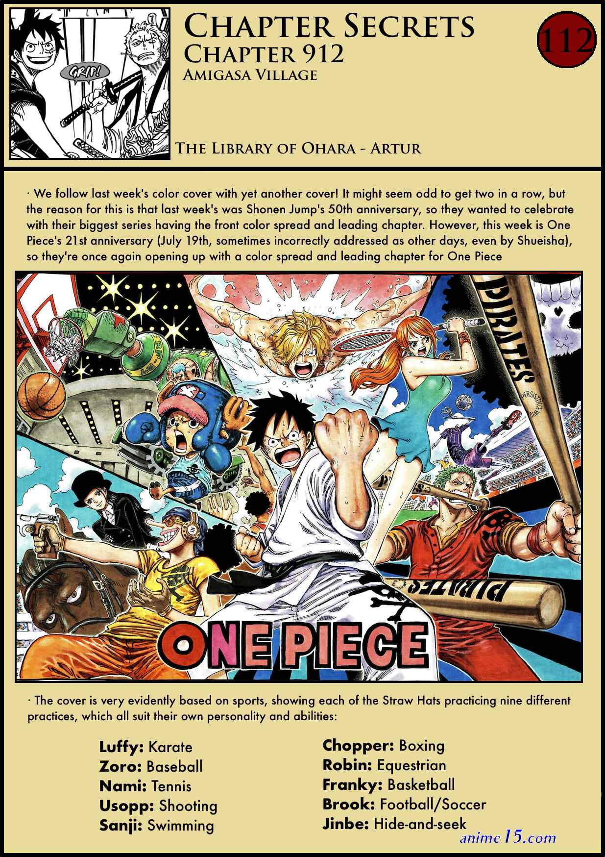 one piece 912