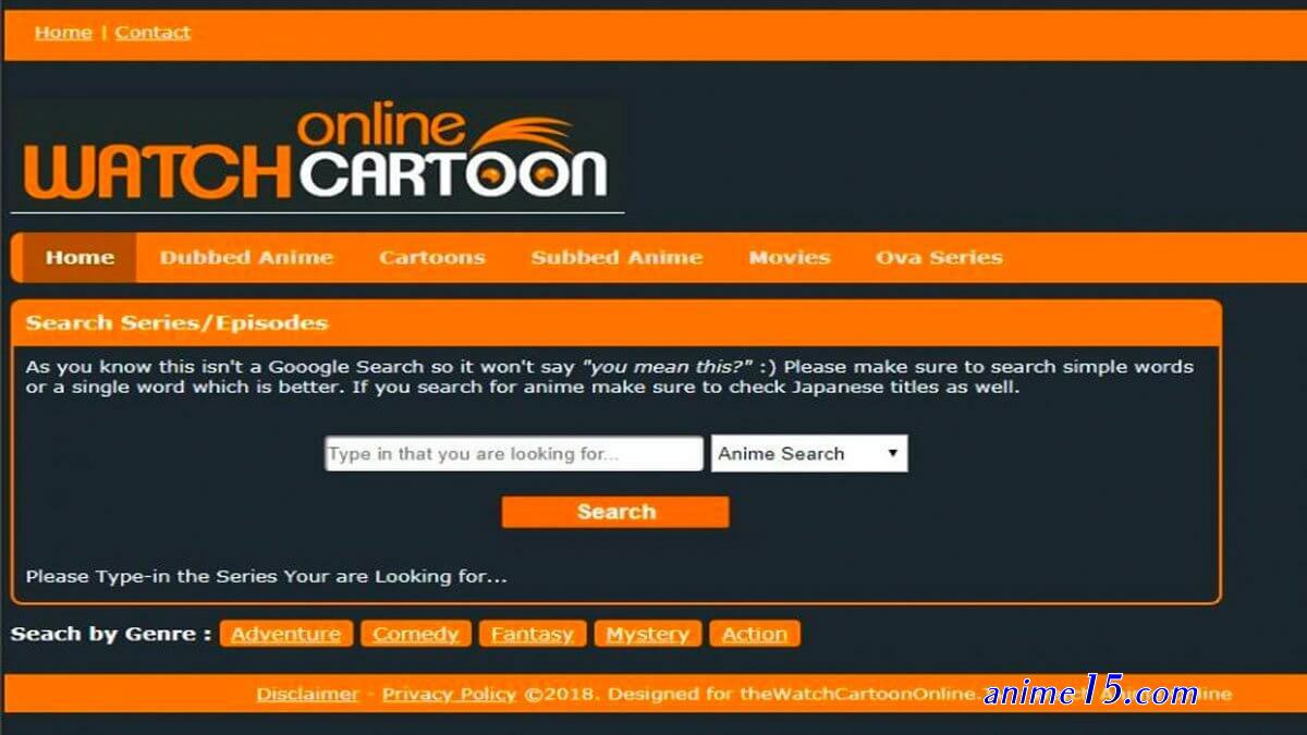 watch online cartoon anime